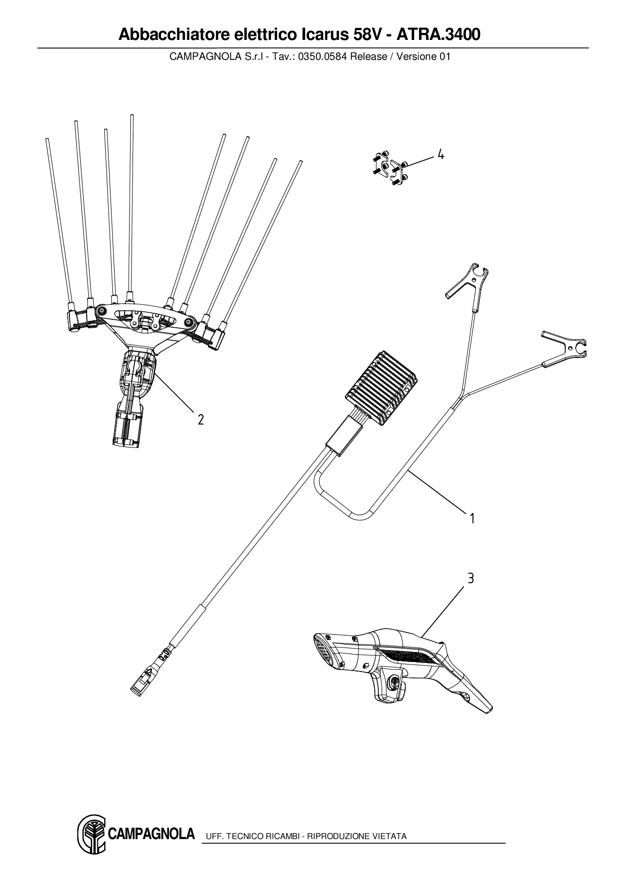 ATRA.3400_Abbacchiatore elettrico Icarus 58V